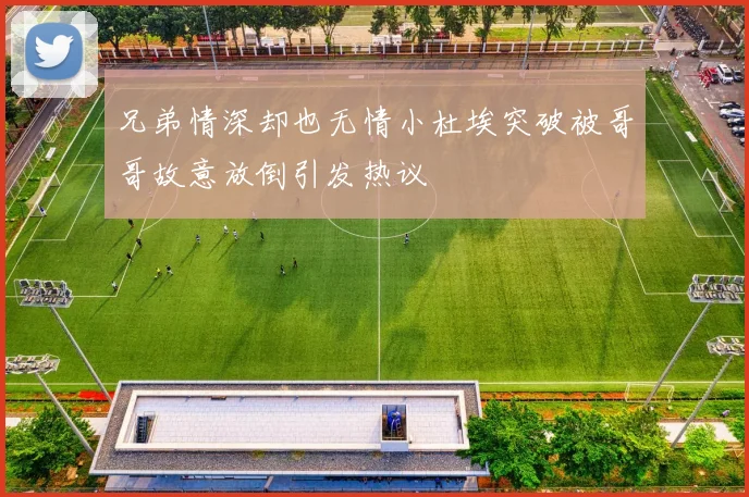 兄弟情深却也无情小杜埃突破被哥哥故意放倒引发热议