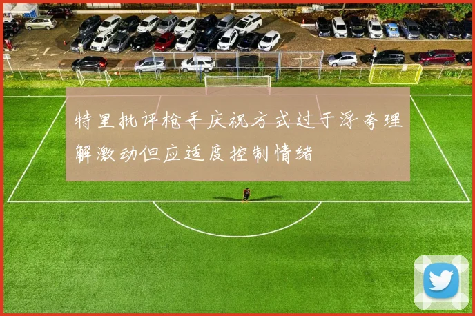 特里批评枪手庆祝方式过于浮夸理解激动但应适度控制情绪